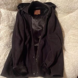 Outback trading company suede long coat